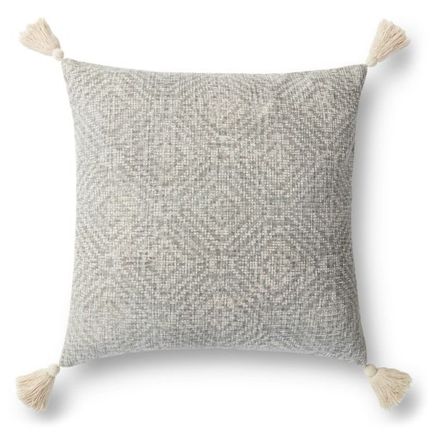 Product Image 1 for Amelia Light Grey Pillow from Loloi