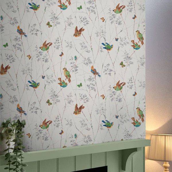 Product Image 2 for Laura Ashley Aviary Natural Birds Wallpaper from Graham & Brown