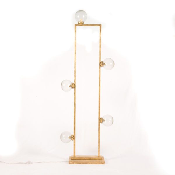 Product Image 4 for Clara Floor Lamp Gold Leaf from Four Hands