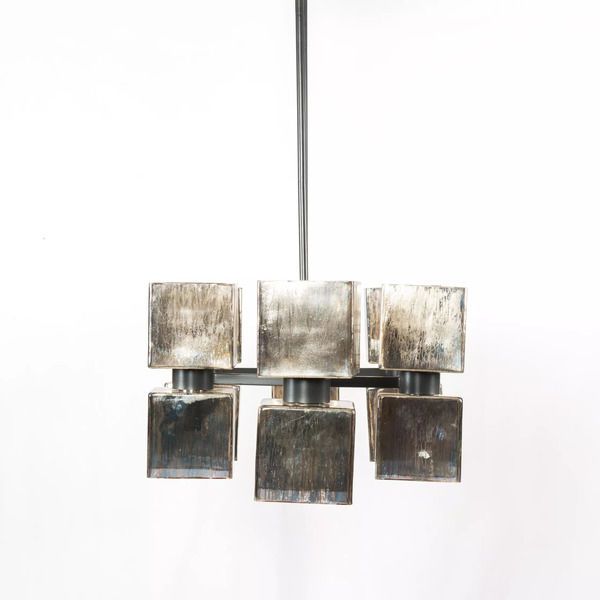 Ava Linear Chandelier Antiqued Iron image 5