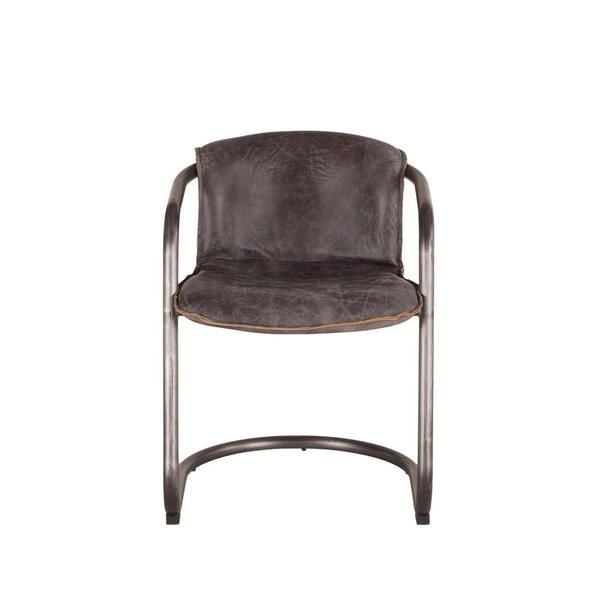 Product Image 1 for Chiavari Distressed Antique Ebony Leather Dining Chairs, Set Of 2 from World Interiors