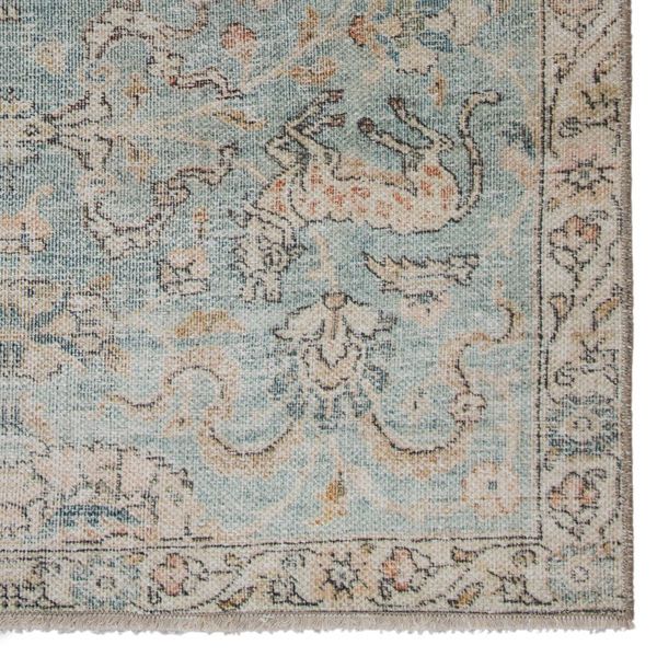Stag Oriental Teal / Gold Area Rug Scout & Nimble