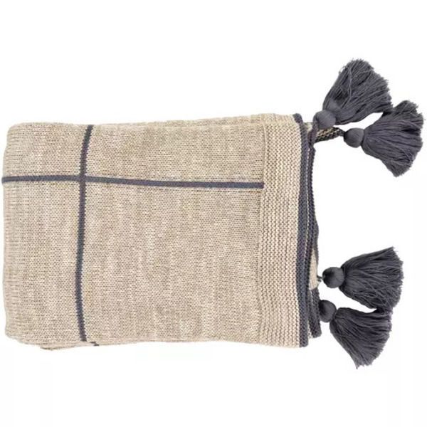 Product Image 1 for Fleck Throw Black from Surya