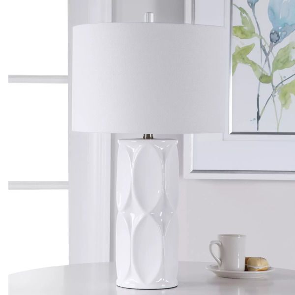 Product Image 2 for Uttermost Sinclair White Table Lamp from Uttermost