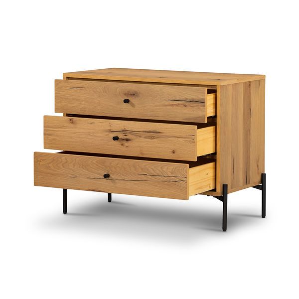 Product Image 4 for Eaton Large Light Oak Nightstand from Four Hands
