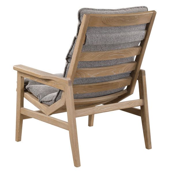 Product Image 3 for Isola Oak Accent Chair from Uttermost