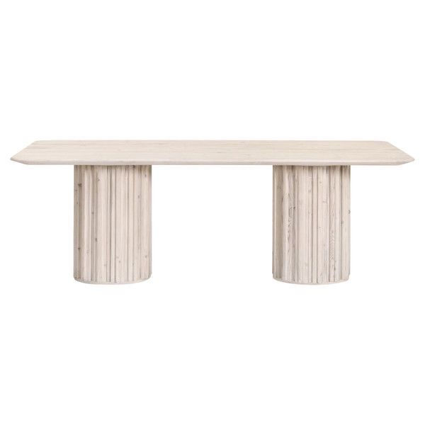 Product Image 1 for Roma White Wash Reclaimed Pine Dining Table from Essentials for Living