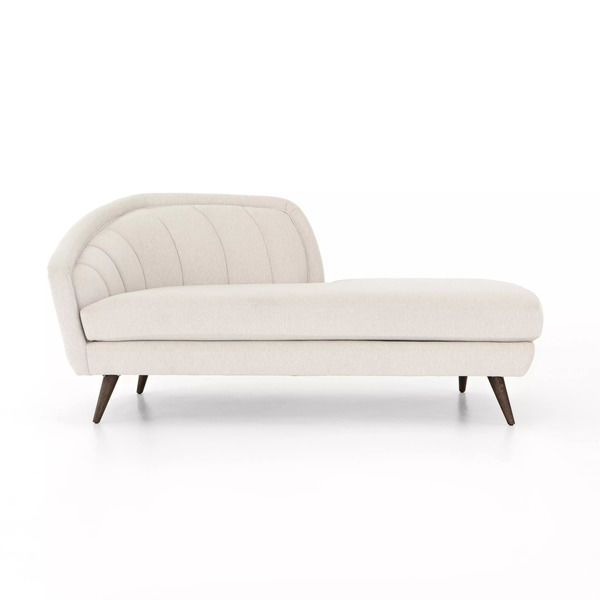 Rose White Chaise Lounge Quince Ivory image 3