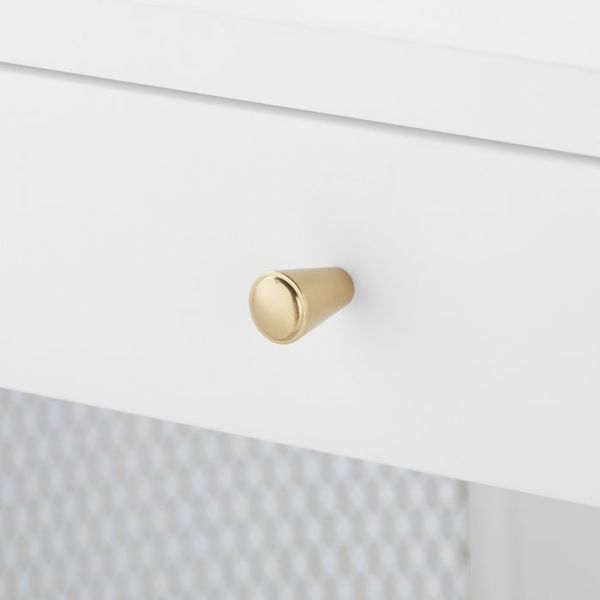 Product Image 7 for Nadia 1-Drawer White Lacquer Side Table from Villa & House