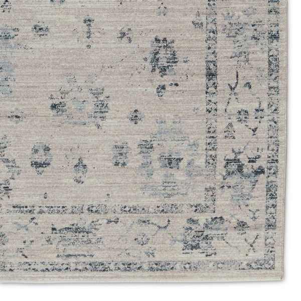 Product Image 4 for Adelaide Updated Traditional Floral Blue/ Gray Rug - 18" Swatch from Jaipur 