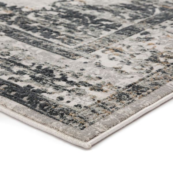 Product Image 1 for Talia Medallion Gray/ Ivory Rug from Jaipur 