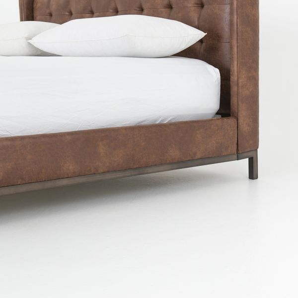 Product Image 4 for Newhall Vintage Tobacco Queen Bed from Four Hands