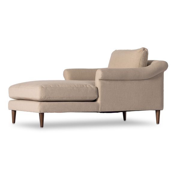 Product Image 2 for Mollie Tan Fabric Chaise Lounge from Four Hands