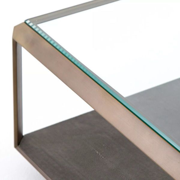 Product Image 2 for Shagreen Shadow Box Coffee Table from Four Hands