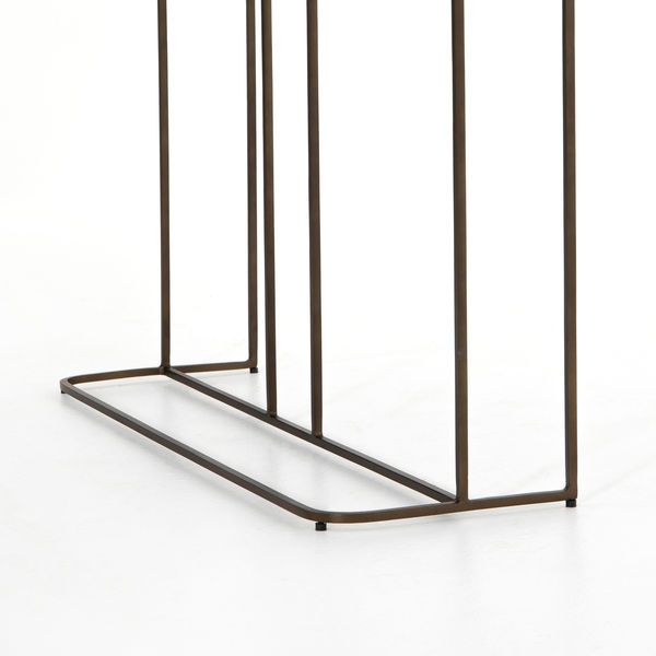 Product Image 2 for Adalley Small Console Iron Matte Brass from Four Hands