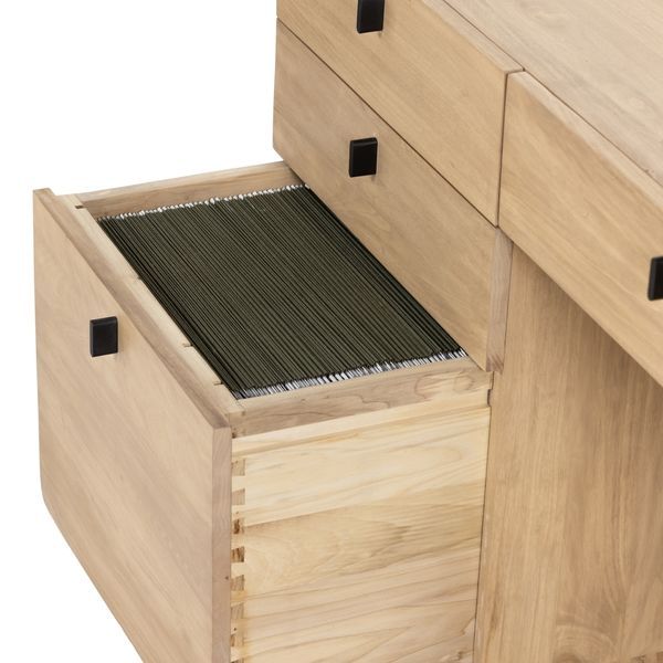 Product Image 3 for Ula Executive Desk - Dry Wash Poplar from Four Hands