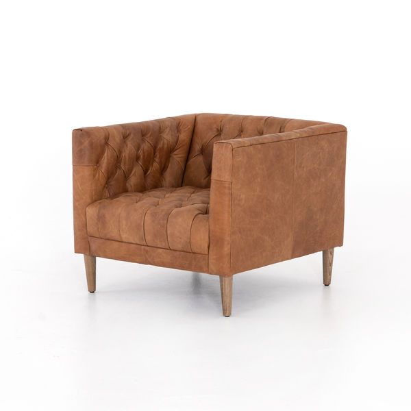 Product Image 2 for Williams Leather Chair - Washed Camel from Four Hands