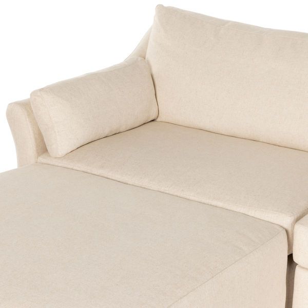 Product Image 10 for Delray 3 Piece Slipcover Sectional With Ottoman from Four Hands