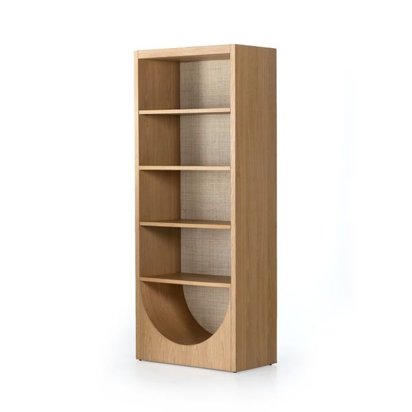 Product Image 3 for Higgs Bookcase Honey Oak Veneer from Four Hands