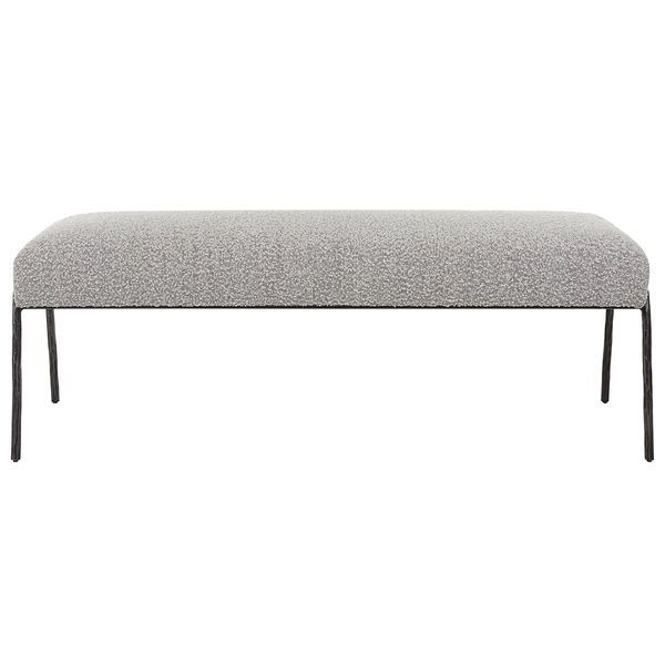 Product Image 2 for Jacobsen Modern Gray Bench from Uttermost