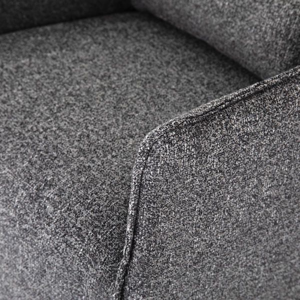 Kimble Round Swivel Accent Chair - Noble Platinum image 7