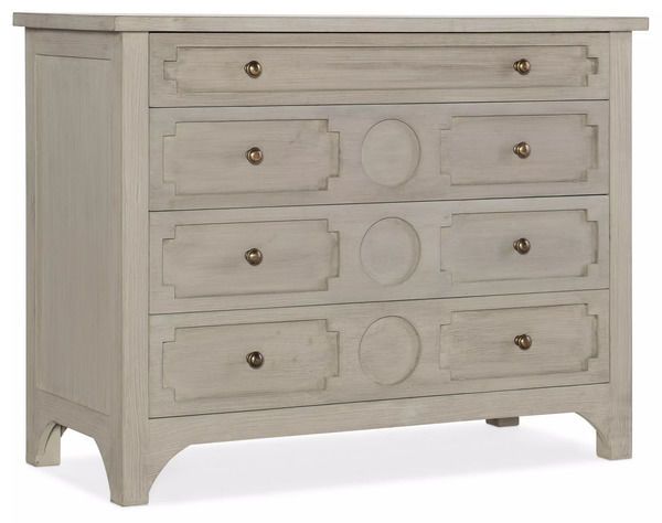 Product Image 1 for Button Down Four Drawer Accent Chest from Hooker Furniture