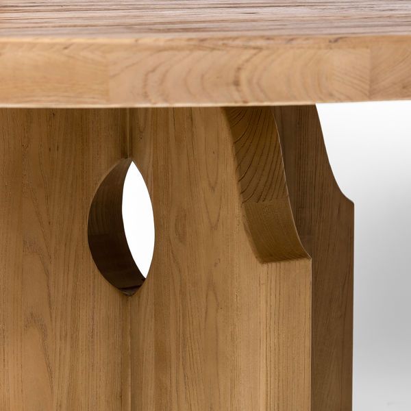 Product Image 6 for Allandale Brown Round Wooden Dining Table from Four Hands
