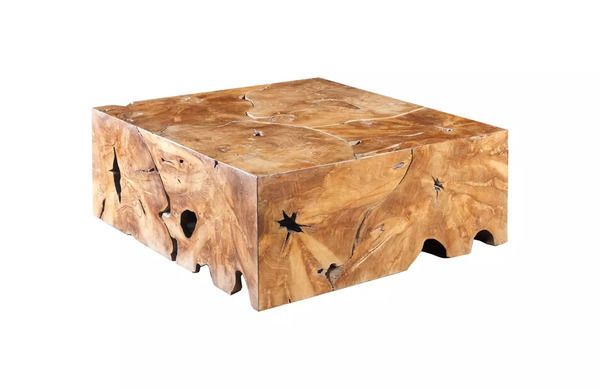 Product Image 2 for Teak Slice Coffee Table, Square from Phillips Collection