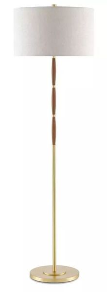 Product Image 1 for Dashwood Brass Floor Lamp from Currey & Company