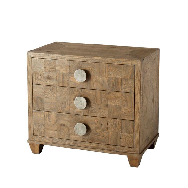 Product Image 3 for Rex Oak Nightstand from Theodore Alexander