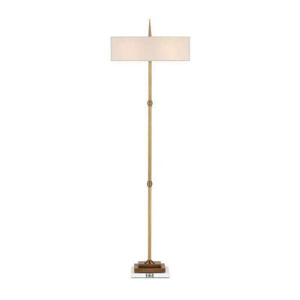 Product Image 3 for Caldwell Antique Brass Floor Lamp from Currey & Company