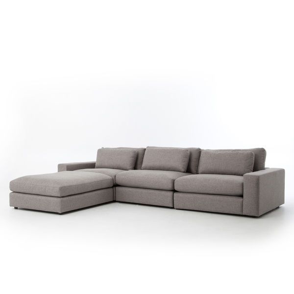 Bloor 3 Piece Sectional W/ Ottoman image 1