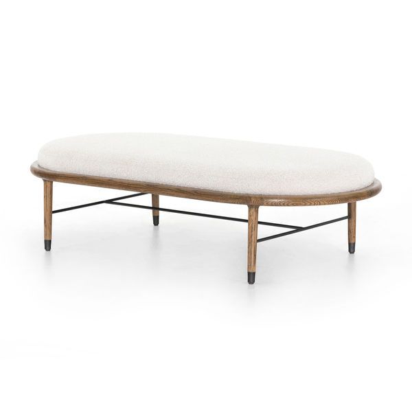 Product Image 2 for Petra Ottoman 62" Knoll Natural from Four Hands