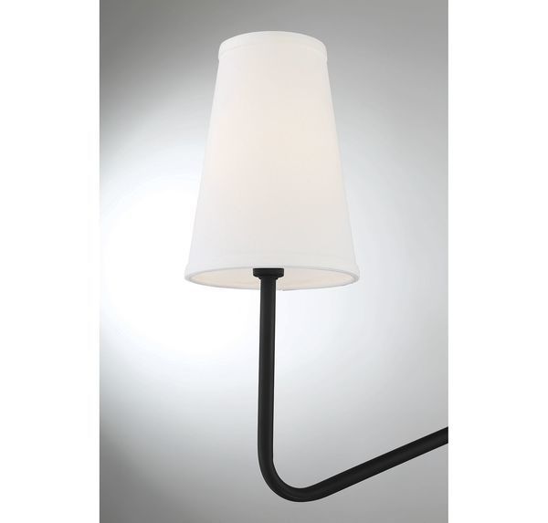 Product Image 4 for Jessica 4 Light Matte Black Linear Chandelier from Savoy House 