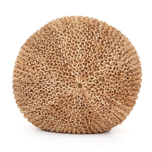 Product Image 1 for Jute Knit Pouf from Four Hands