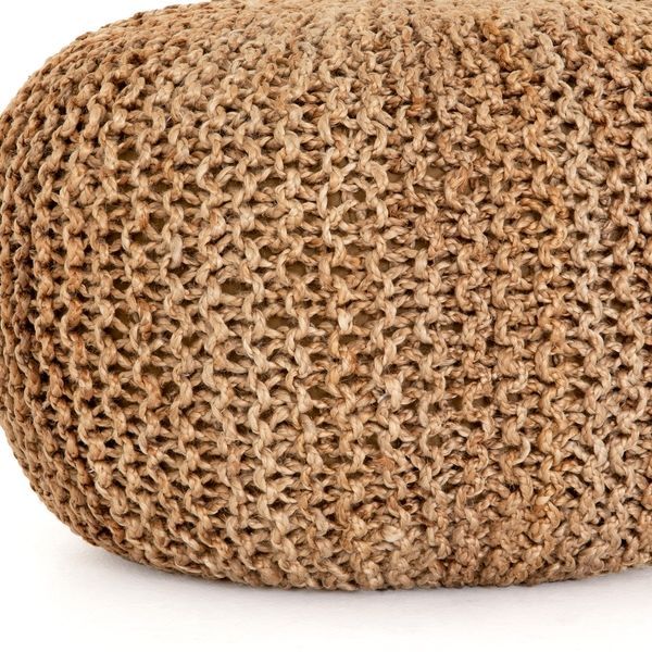 Product Image 2 for Jute Knit Pouf from Four Hands