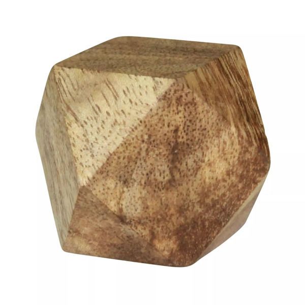Wood Dodecahedron Object image 2