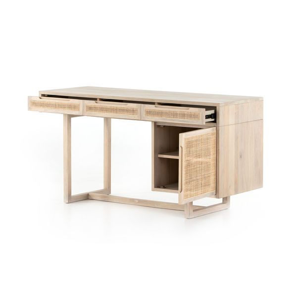 Product Image 2 for Clarita Desk - White Wash Mango from Four Hands