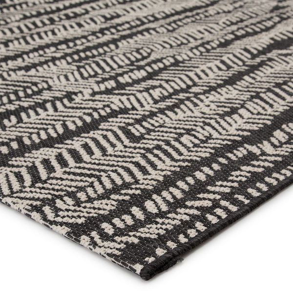 Product Image 2 for Citali Indoor / Outdoor Tribal Black / Cream Area Rug from Jaipur 