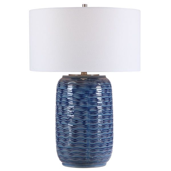 Uttermost Sedna Blue Table Lamp image 1