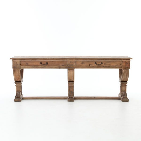 Sergio Console Table Bleached Pine image 4