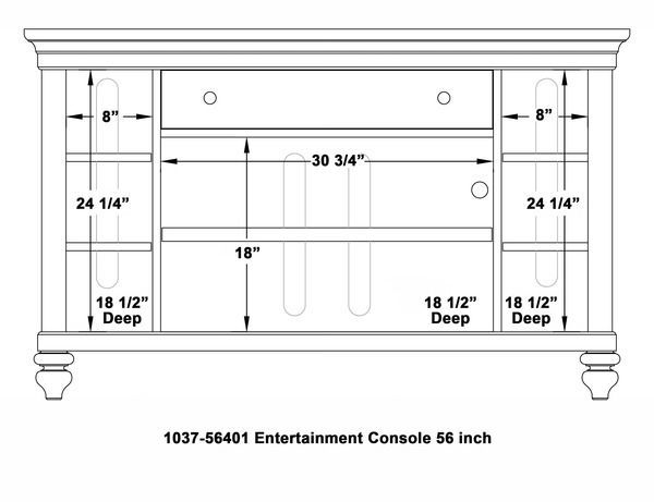 Product Image 2 for Wendover 56'' Entertainment Console from Hooker Furniture
