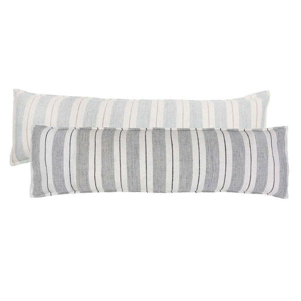 Product Image 1 for Laguna 18" x 60" Decorative Body Pillow with Insert  - Grey /  Charcoal from Pom Pom at Home