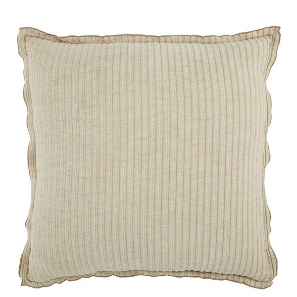 Product Image 2 for Norwood Stripes Beige Throw Pillow 26 inch from Jaipur 