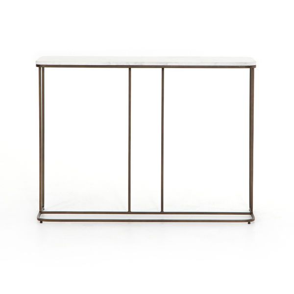 Product Image 1 for Adalley Small Console Iron Matte Brass from Four Hands