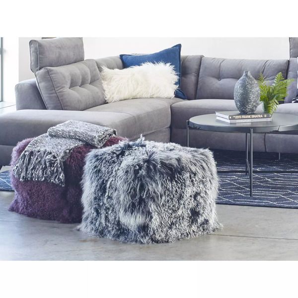 Product Image 7 for Lamb Fur Pouf from Moe's