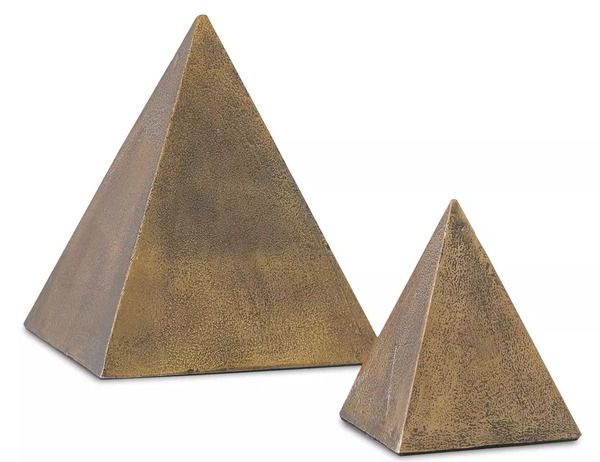Product Image 1 for Mandir Pyramid Set Of 2 from Currey & Company