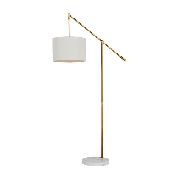 Product Image 11 for Fulton Modern Stained Gold Floor Lamp from Gabby