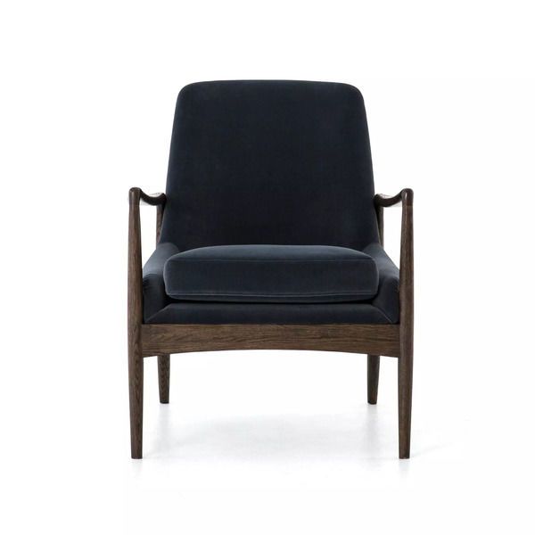 Braden Modern Velvet Shadow Chair image 5