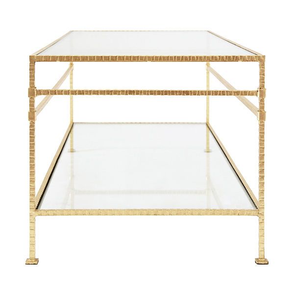 Product Image 2 for Bateman Two Tier Rectangular Coffee Table from Worlds Away